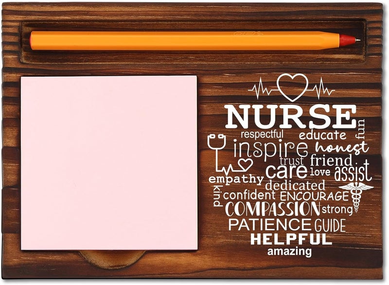 TRCENDE Nurse Gifts Nurse Week Gifts Appreciation Gift for Women, Thank You Gift for School Nurse,Thanksgiving Birthday Christmas Graduation Gifts for Nurse, Retro Self-Stick Note Pad Holders XB477 - Image 2